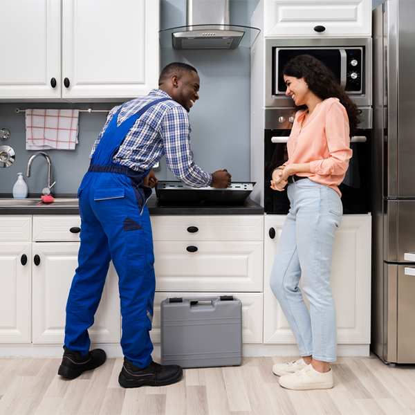 how long does it typically take to complete cooktop repair services in Woodhull